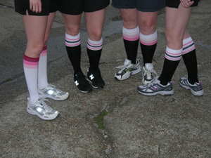The socks of Team Krista