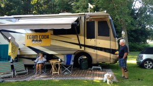 Camping out at Luray Triathlon