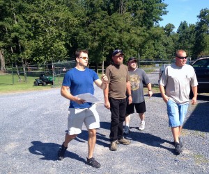 David Glover with Luray Parks staff