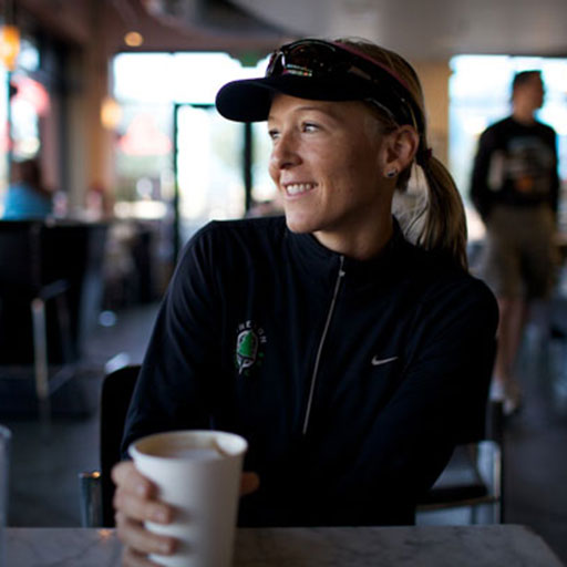 Krista Schultz at Coffee Shop